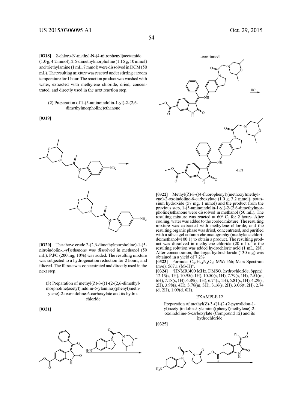 An Indolinone Derivative As Tyrosine Kinase Inhibitor - diagram, schematic, and image 55