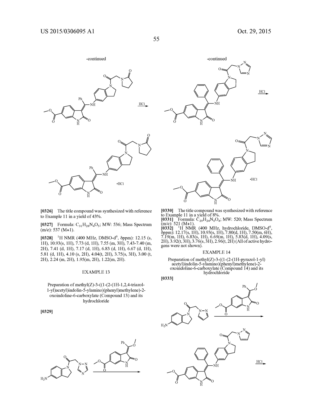 An Indolinone Derivative As Tyrosine Kinase Inhibitor - diagram, schematic, and image 56