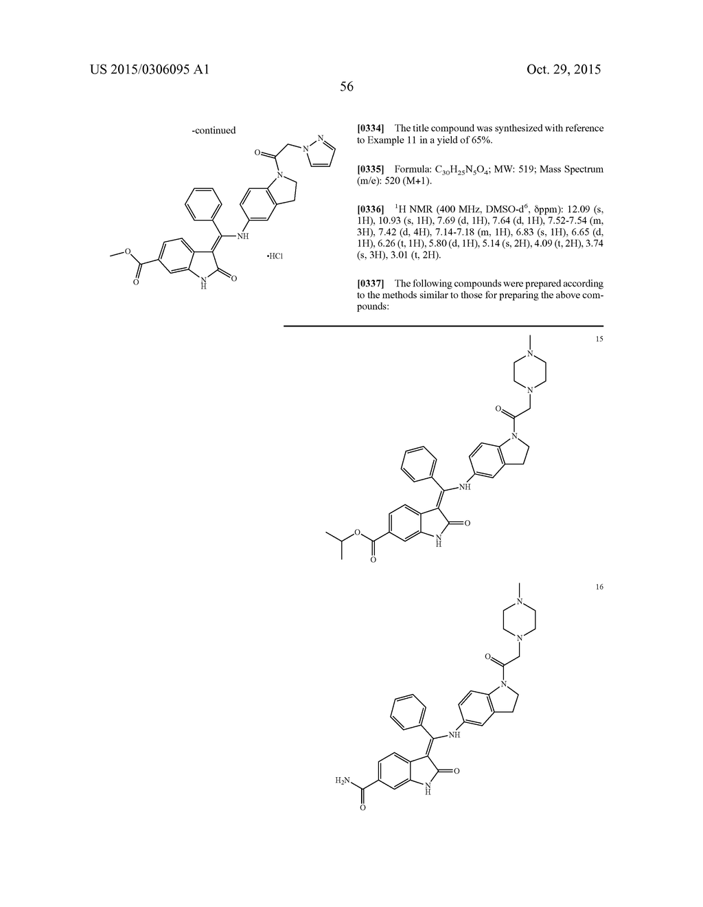 An Indolinone Derivative As Tyrosine Kinase Inhibitor - diagram, schematic, and image 57