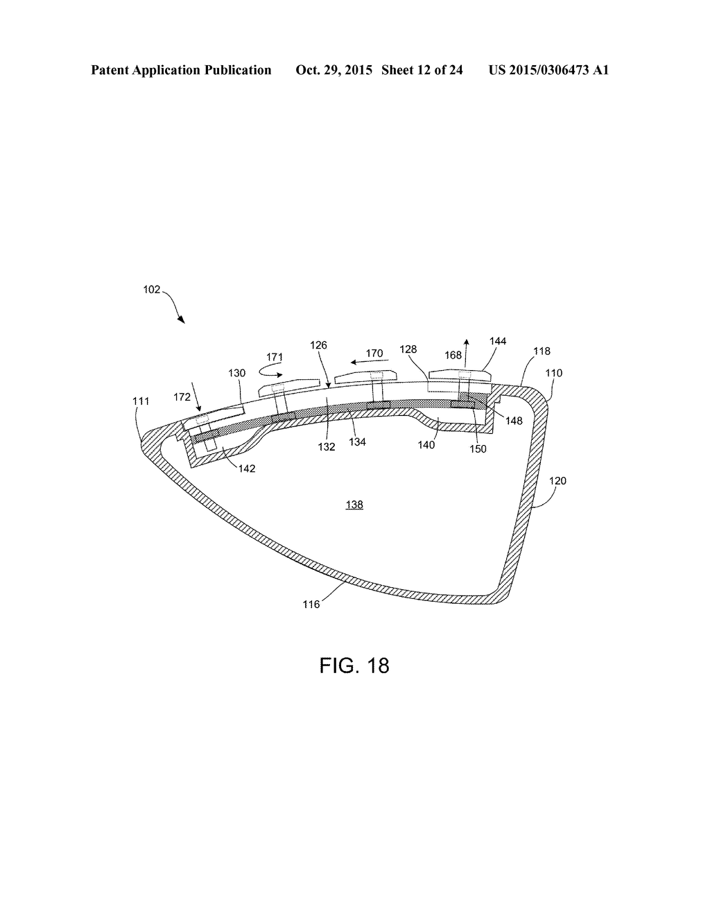 GOLF CLUB WITH ADJUSTABLE WEIGHT ASSEMBLY - diagram, schematic, and image 13