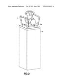 RECTANGULAR PARALLELEPIPED FLUID STORAGE AND DISPENSING VESSEL diagram and image