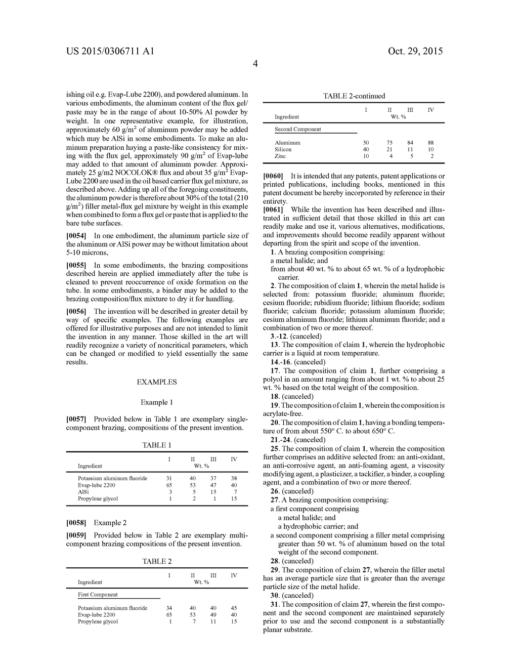 BRAZING COMPOSITIONS AND USES THEREOF - diagram, schematic, and image 05