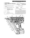 ADJUSTING DEVICE FOR AN ELECTRIC NAIL GUN diagram and image