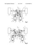 DRIVE TRAIN OF A PURELY ELECTRICALLY ALL-WHEEL DRIVABLE MOTOR VEHICLE diagram and image