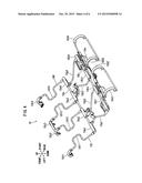 SPRING MEMBER MOUNTING STRUCTURE OF SEAT FRAME FOR VEHICLE diagram and image