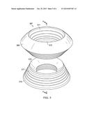 ELASTOMERIC BEARING HAVING TAPERED LAYERS diagram and image