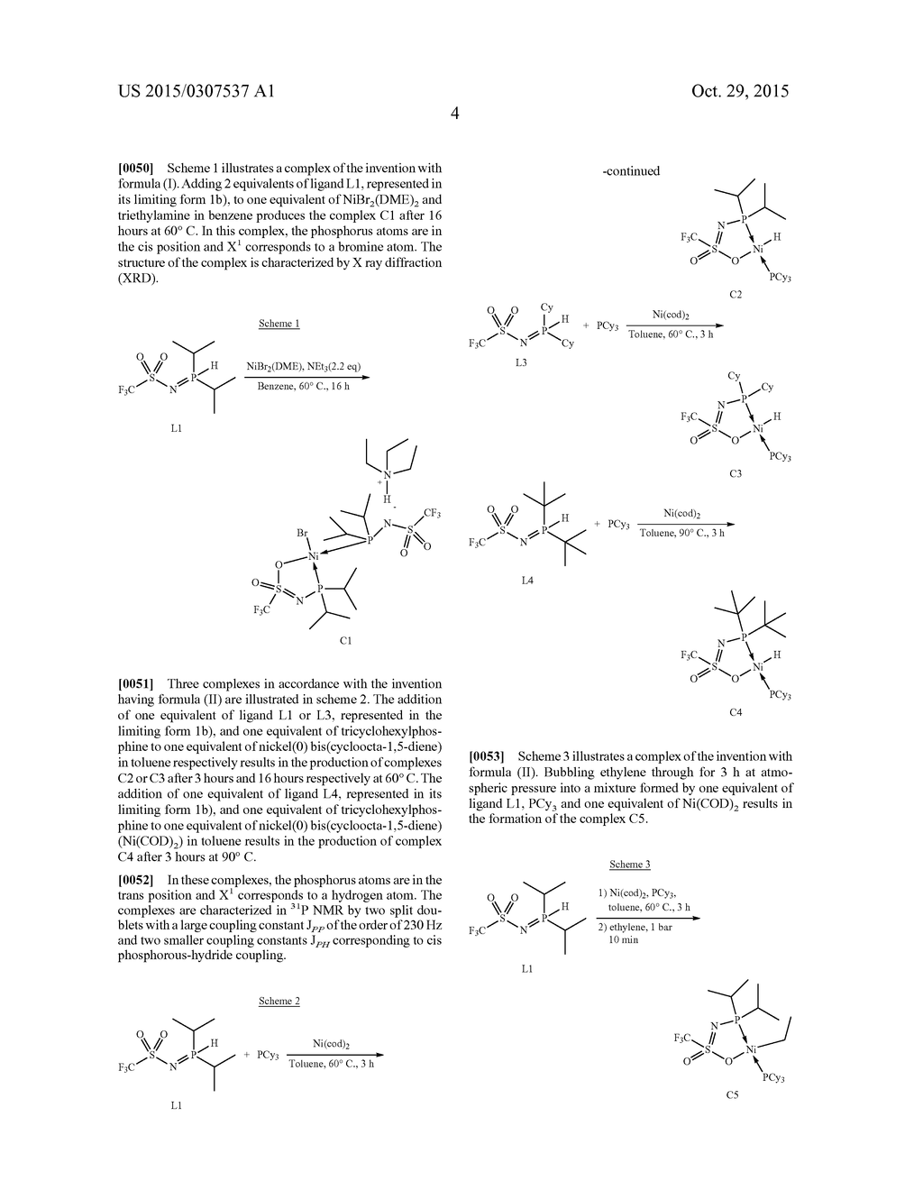 NOVEL CYCLIC NICKEL-BASED COMPLEXES AND THEIR USE IN A PROCESS FOR THE     TRANSFORMATION OF OLEFINS - diagram, schematic, and image 05