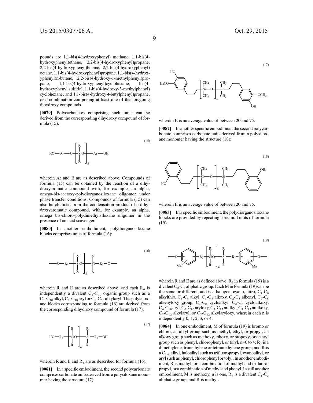 HEAT RESISTANT CLEAR POLYCARBONATE-POLYSILOXANE COMPOUNDS - diagram, schematic, and image 10