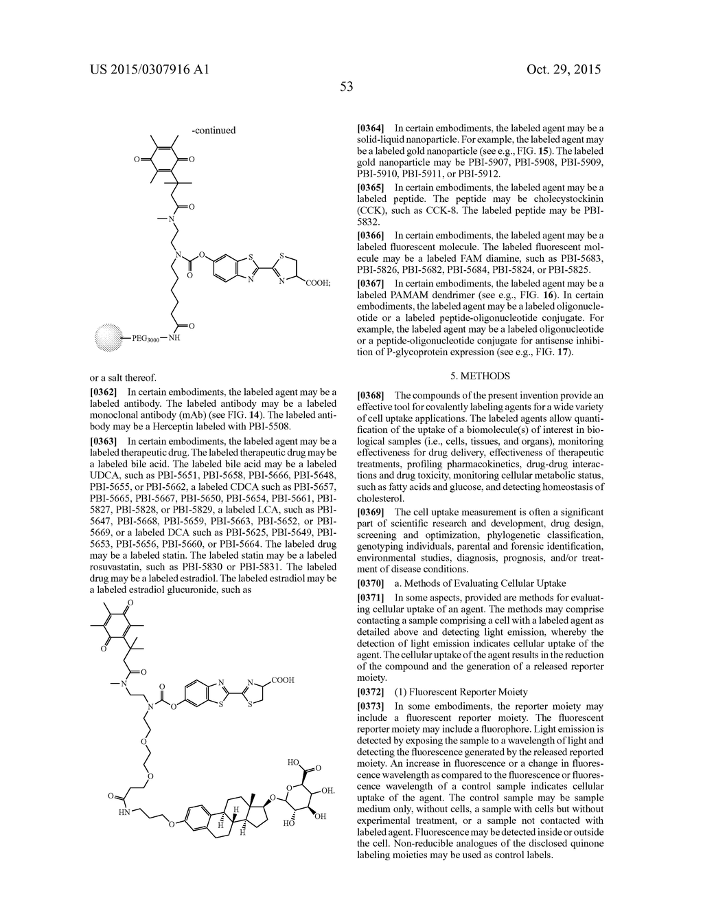 QUINONE-MASKED PROBES AS LABELING REAGENTS FOR CELL UPTAKE MEASUREMENTS - diagram, schematic, and image 71