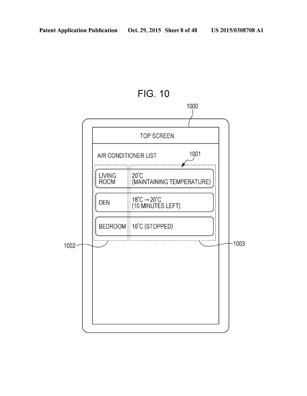 CONTROL METHOD OF TERMINAL DEVICE IN AIR CONDITIONING CONTROL SYSTEM WITH     SELECTABLE OPERATING MODE ACCORDING TO TIME AND CHARGES, AND     NON-TRANSITORY COMPUTER-READABLE RECORDING MEDIUM STORING A PROGRAM - diagram, schematic, and image 09