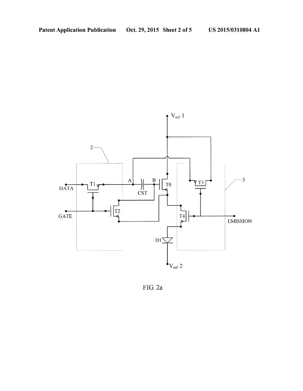 PIXEL CIRCUITS, ORGANIC ELECTROLUMINESCENT DISPLAY PANELS AND DISPLAY     DEVICES - diagram, schematic, and image 03