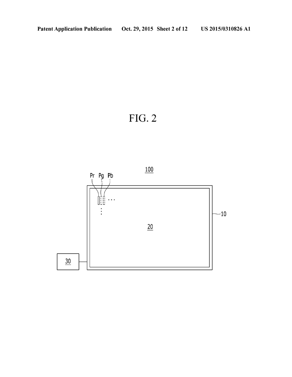 DISPLAY DEVICE AND PHOTOTHERAPY METHOD USING THE SAME - diagram, schematic, and image 03