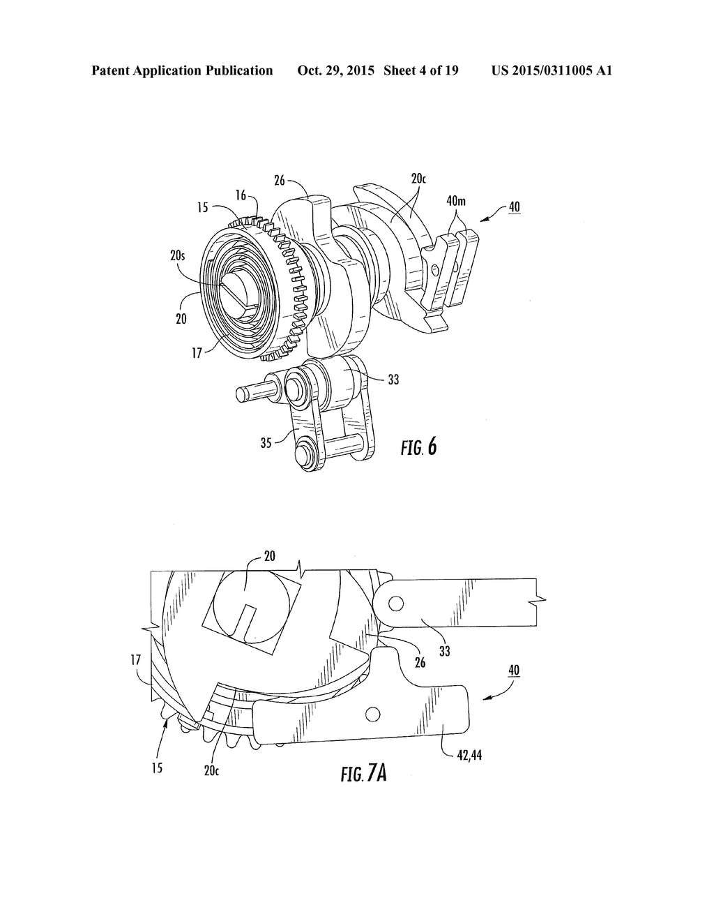 CIRCUIT BREAKERS WITH CLOCK SPRING DRIVES AND/OR MULTI-LOBE DRIVE CAMS AND     RELATED ACTUATORS AND METHODS - diagram, schematic, and image 05