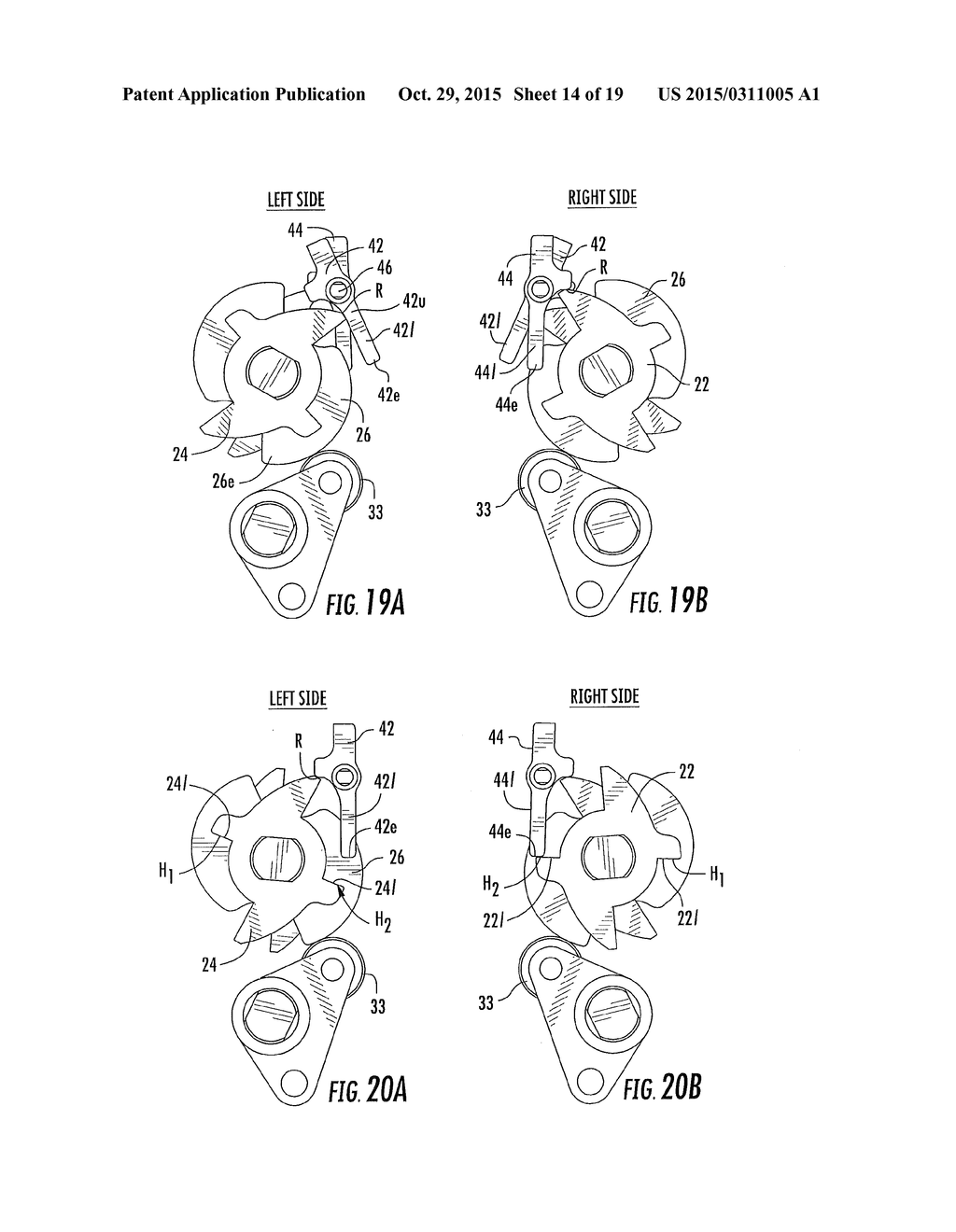 CIRCUIT BREAKERS WITH CLOCK SPRING DRIVES AND/OR MULTI-LOBE DRIVE CAMS AND     RELATED ACTUATORS AND METHODS - diagram, schematic, and image 15