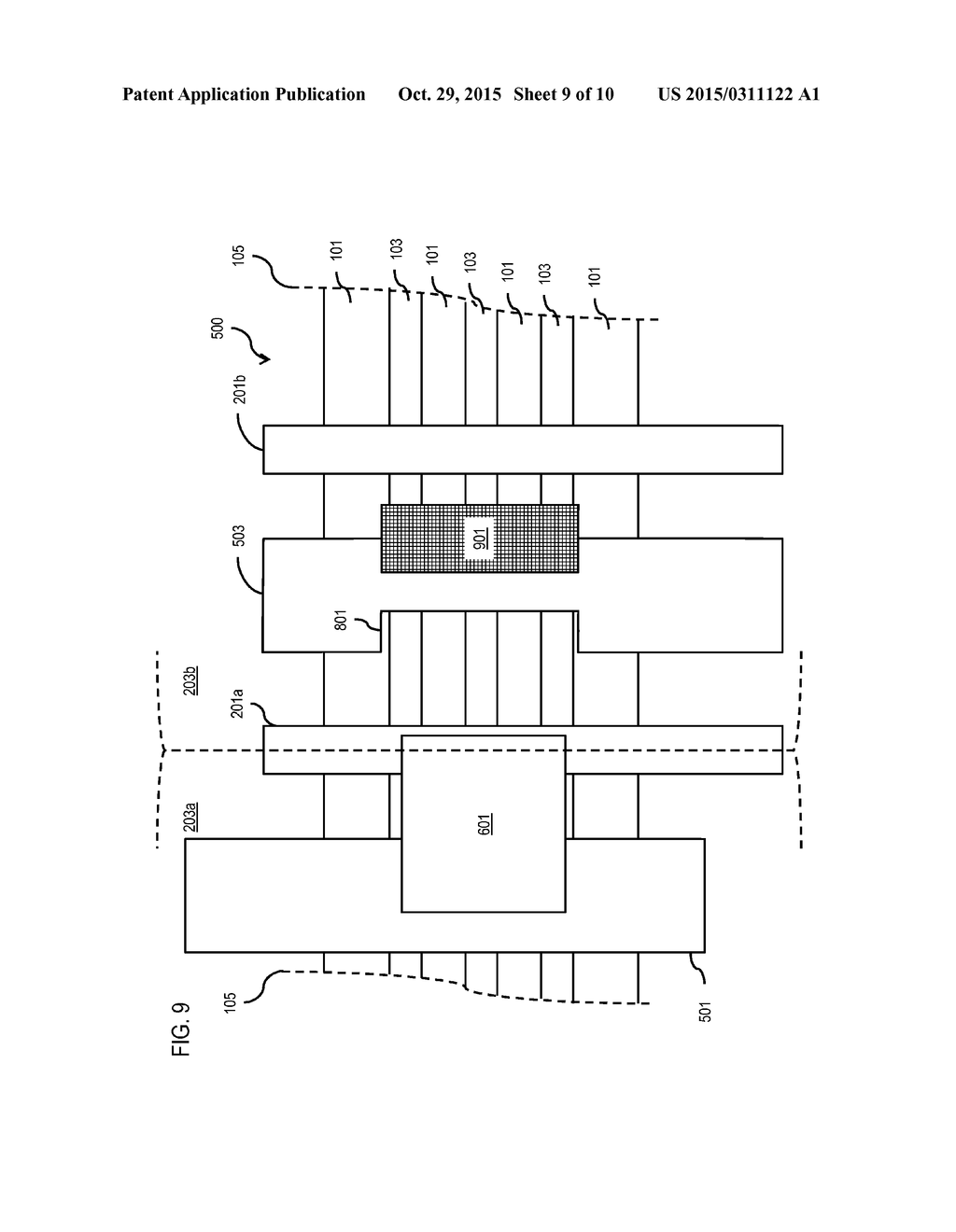 FORMING GATE TIE BETWEEN ABUTTING CELLS AND RESULTING DEVICE - diagram, schematic, and image 10