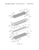 BOARD TO BOARD CONNECTOR ASSEMBLY HAVING IMPROVED TERMINAL ARRANGEMENT diagram and image