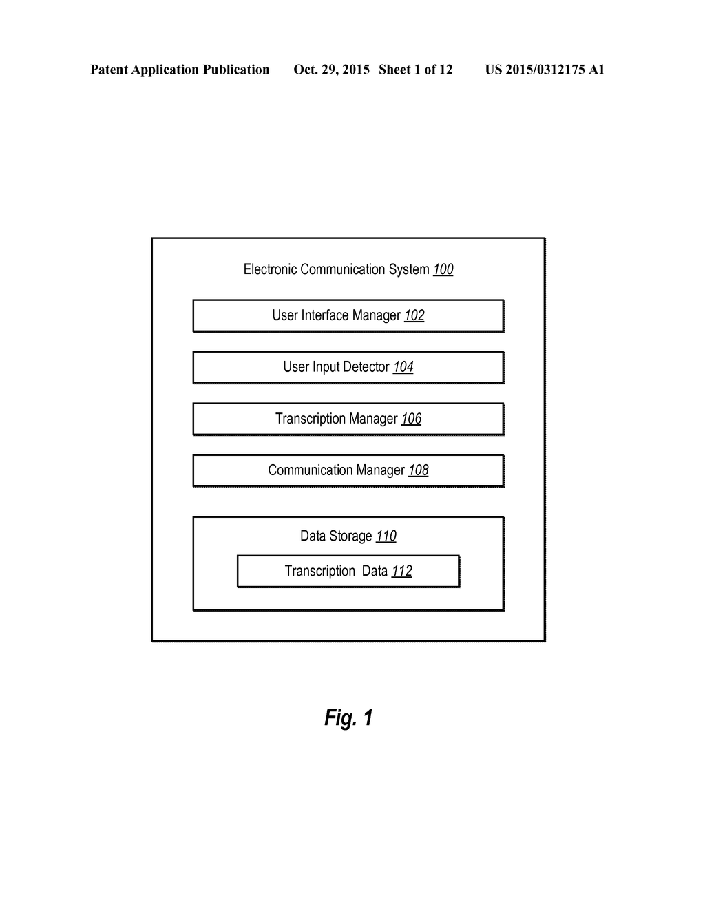 PROVIDING INTELLIGENT TRANSCRIPTIONS OF SOUND MESSAGES IN A MESSAGING     APPLICATION - diagram, schematic, and image 02