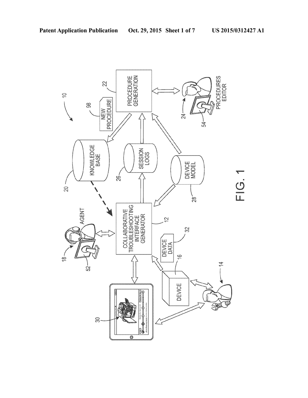 SYSTEM AND METHOD FOR SEMI-AUTOMATIC GENERATION OF OPERATING PROCEDURES     FROM RECORDED TROUBLESHOOTING SESSIONS - diagram, schematic, and image 02