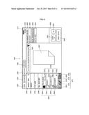 IMAGE PROCESSING APPARATUS WITH AN IMAGE AREA AND A BUTTON FOR     TRANSMISSION OF THE IMAGE diagram and image