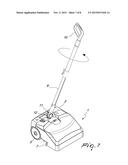 FLOOR SCRUBBING MACHINE diagram and image