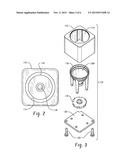 GLARE ASSEMBLY FOR EYE TEST DISPLAY diagram and image