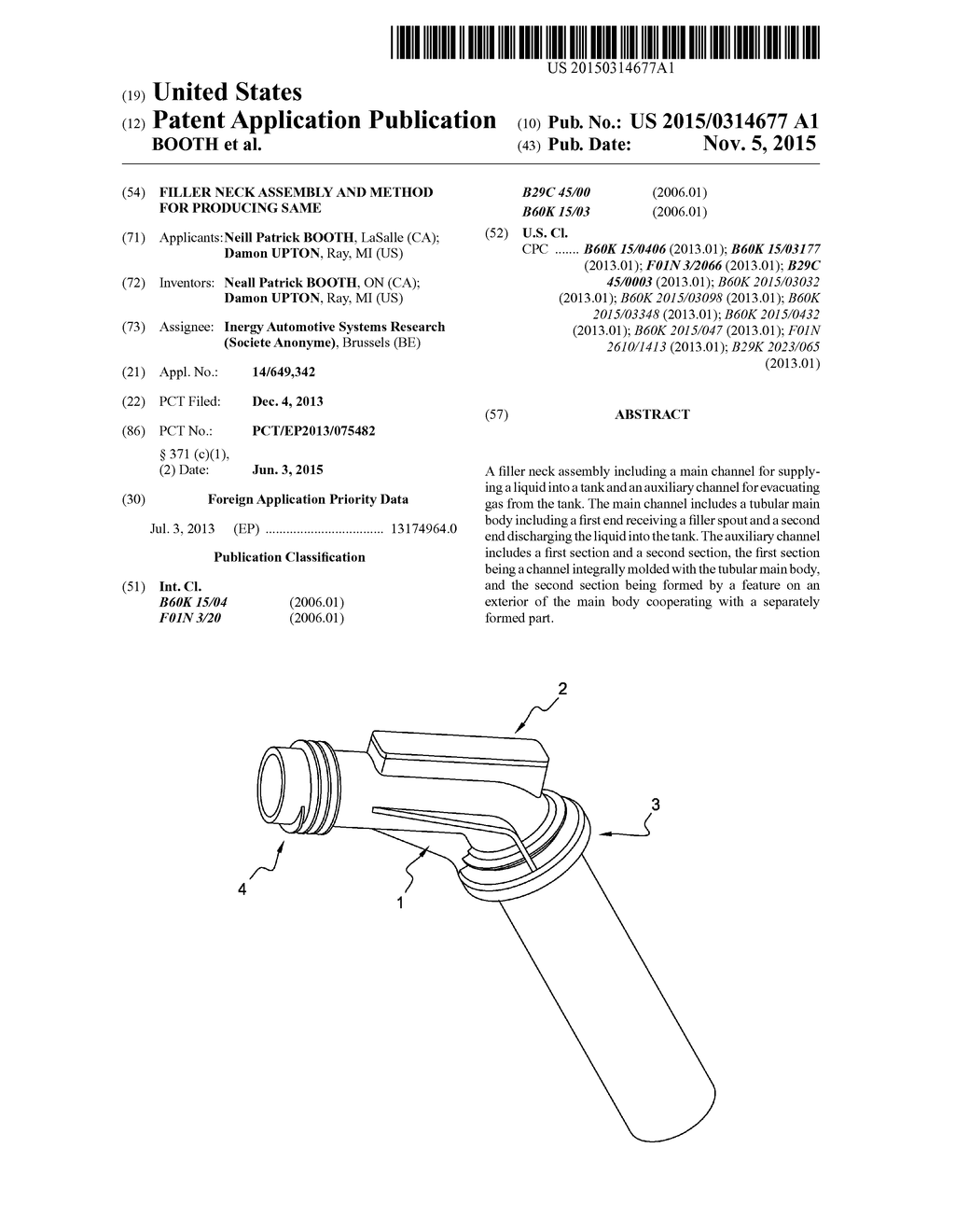 FILLER NECK ASSEMBLY AND METHOD FOR PRODUCING SAME - diagram, schematic, and image 01