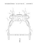 SUBFRAME FOR VEHICLE INCLUDING LEVER FOR DETACHING SUBFRAME FROM UNDERBODY     DURING FRONT IMPACT diagram and image