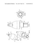 Combination Polycrystalline Diamond Bit and Bit Holder diagram and image