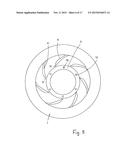 Impeller wheel for diagonal or radial fans, injection molding tool for     manufacturing such an impeller wheel, and device comprising such an     impeller wheel diagram and image