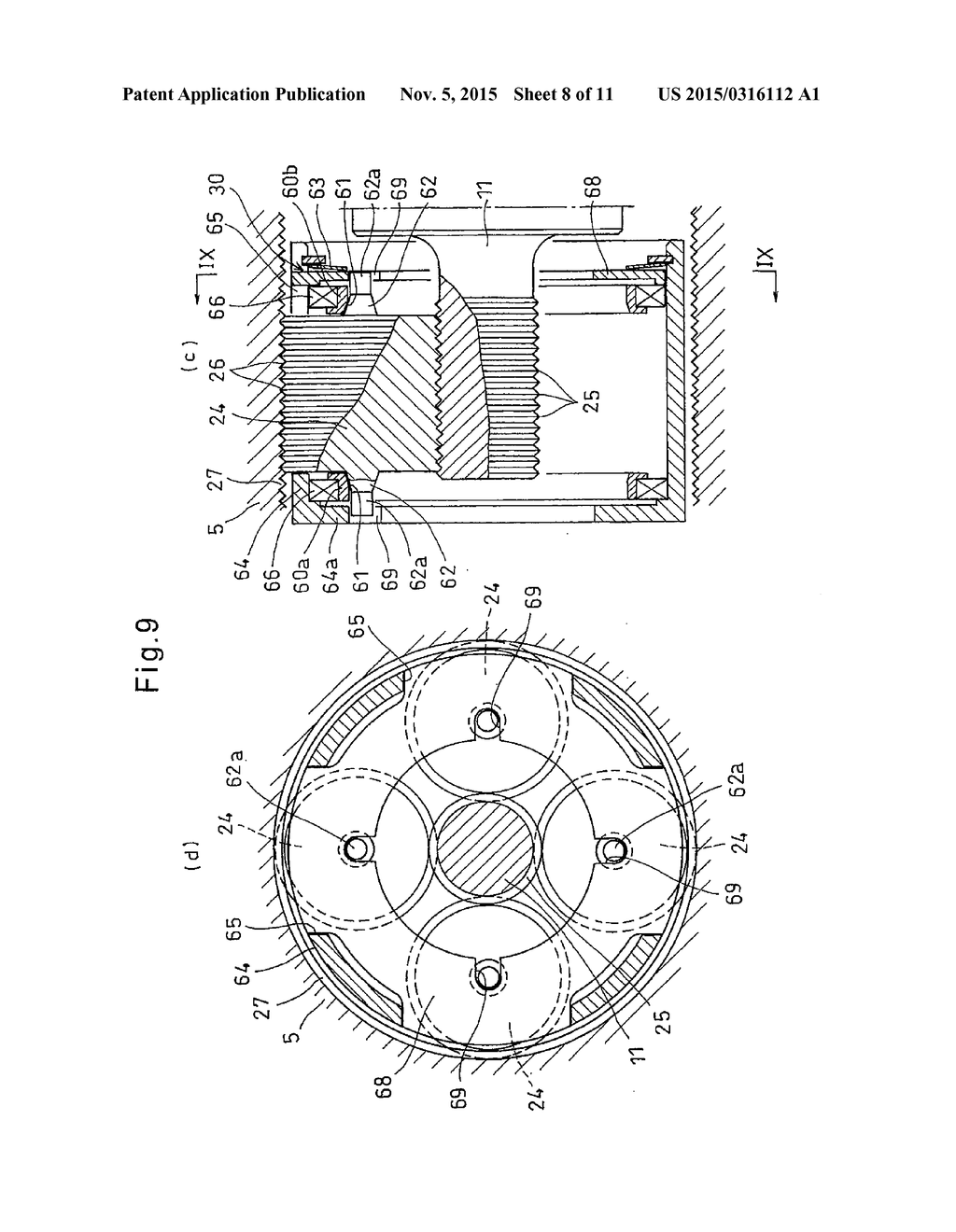 ELECTRIC LINEAR MOTION ACTUATOR AND ELECTRIC DISK BRAKE SYSTEM - diagram, schematic, and image 09