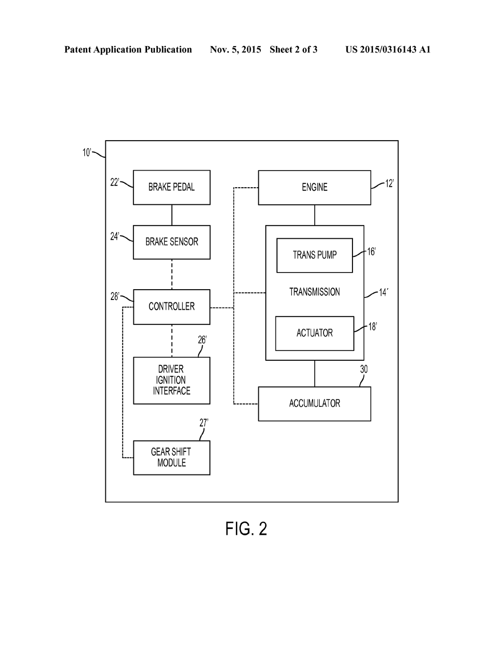 METHOD FOR SHIFTING A SHIFT-BY-WIRE TRANSMISSION WITHOUT ENGINE POWER - diagram, schematic, and image 03