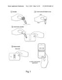 DEVICE AND METHODS FOR DETECTION OF ANALYTES INCLUDING USE OF A     COLORIMETRIC BARCODE diagram and image