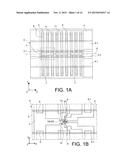 DEVICE COMPRISING A FLUID CHANNEL PROVIDED WITH AT LEAST ONE MICRO OR     NANOELECTRONIC SYSTEM AND METHOD FOR CARRYING OUT SUCH A DEVICE diagram and image