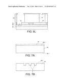 DEVICE COMPRISING A FLUID CHANNEL PROVIDED WITH AT LEAST ONE MICRO OR     NANOELECTRONIC SYSTEM AND METHOD FOR CARRYING OUT SUCH A DEVICE diagram and image