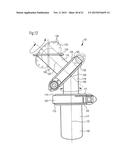 TRACKING DEVICE COMPRISING A RECEIVING STRUCTURE WHICH CAN BE ADJUSTED     ABOUT AT LEAST ONE AXIS, FOR MOUNTING AT LEAST ONE ELEMENT THAT IS     SENSITIVE TO ELECTROMAGNETIC WAVES AND HAS A PREFERENTIAL RADIATION     DIRECTION diagram and image