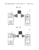 IMAGE FORMING METHOD AND APPARATUS USING NEAR FIELD COMMUNICATION diagram and image