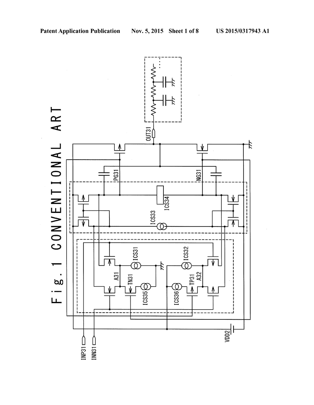 DIFFERENTIAL AMPLIFIER AND CONTROL METHOD FOR THE SAME - diagram, schematic, and image 02