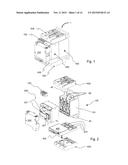 MODULAR ELECTRICAL SWITCH DEVICE COMPRISING AT LEAST ONE UNIPOLAR CUT-OFF     UNIT AND A SWITCH ASSEMBLY COMPRISING SUCH DEVICES diagram and image