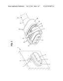 GROMMET AND ATTACHMENT MEMBER WITH GROMMET diagram and image