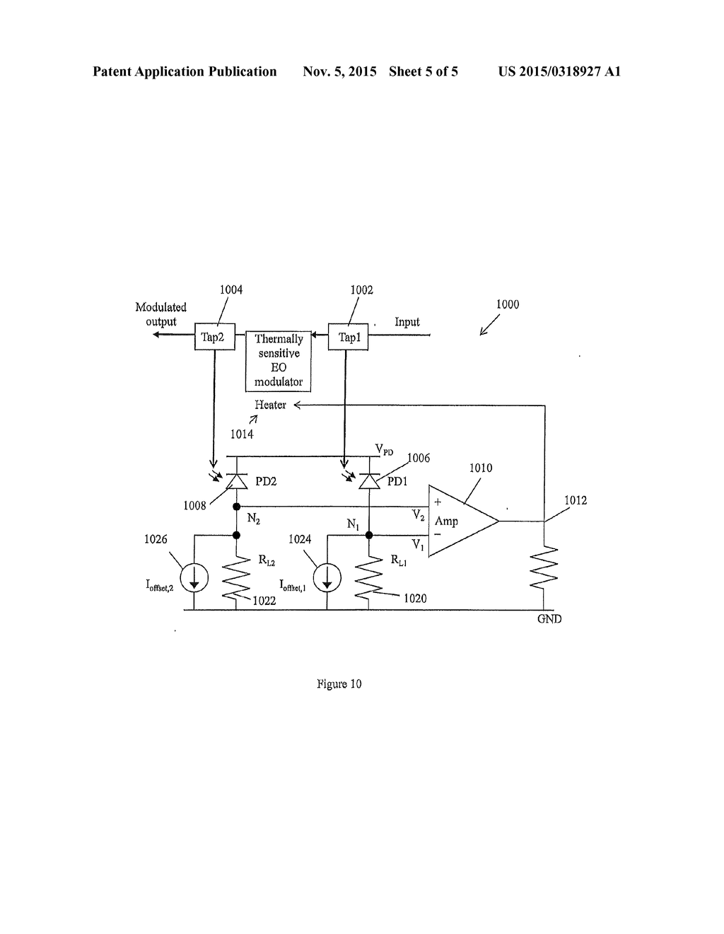DUAL-TAP ELECTRO-OPTIC MODULATOR AUTO-BIAS CONTROL - diagram, schematic, and image 06