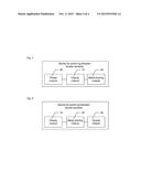 Method and device for switching between double cameras diagram and image