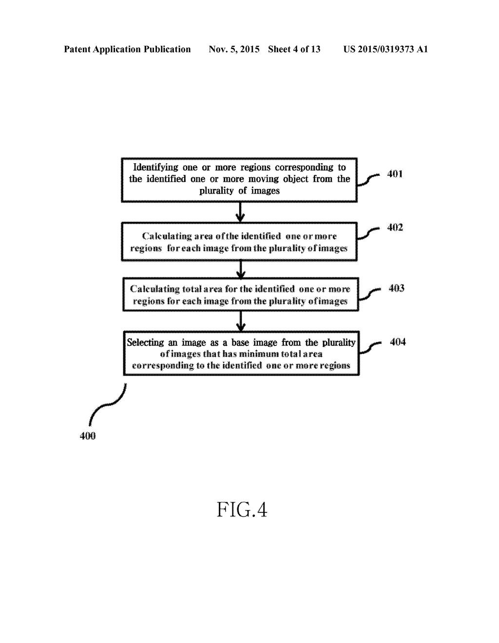 METHOD AND DEVICE TO COMPOSE AN IMAGE BY ELIMINATING ONE OR MORE MOVING     OBJECTS - diagram, schematic, and image 05