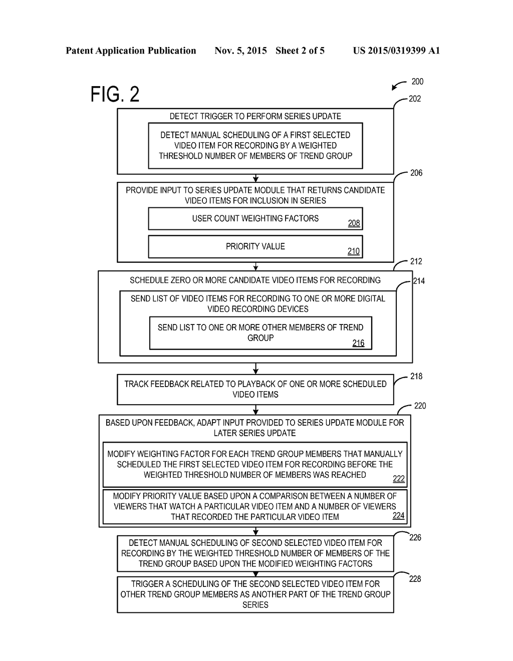 ADAPTING DIGITAL VIDEO RECORDING BASED UPON FEEDBACK - diagram, schematic, and image 03