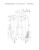 CUTTING BLADE WITH TRANSVERSE HARDENED REGIONS diagram and image