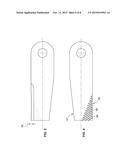 CUTTING BLADE WITH TRANSVERSE HARDENED REGIONS diagram and image