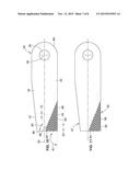 CUTTING BLADE WITH TRANSVERSE HARDENED REGIONS diagram and image