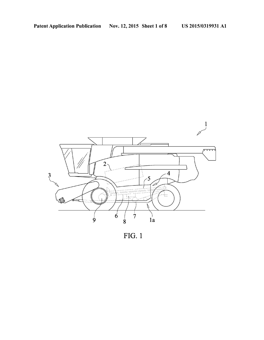 Combine Harvester With Variable Stroke Cleaning Shoe - diagram, schematic, and image 02