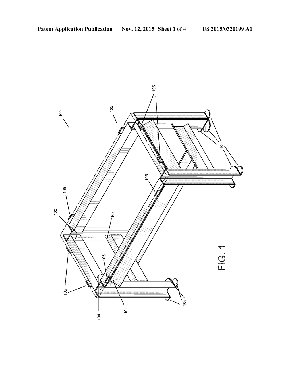 STERILIZABLE PLATFORM WITH CONFIGURABLE FRAME AND METHOD OF CONSTRUCTING - diagram, schematic, and image 02