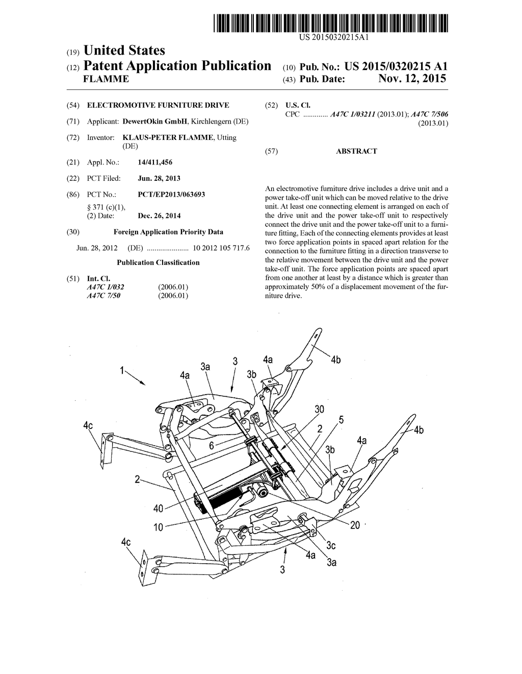 ELECTROMOTIVE FURNITURE DRIVE - diagram, schematic, and image 01