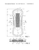 ABSORBENT ARTICLE HAVING FLUID FLOW CONTROL MEMBER diagram and image